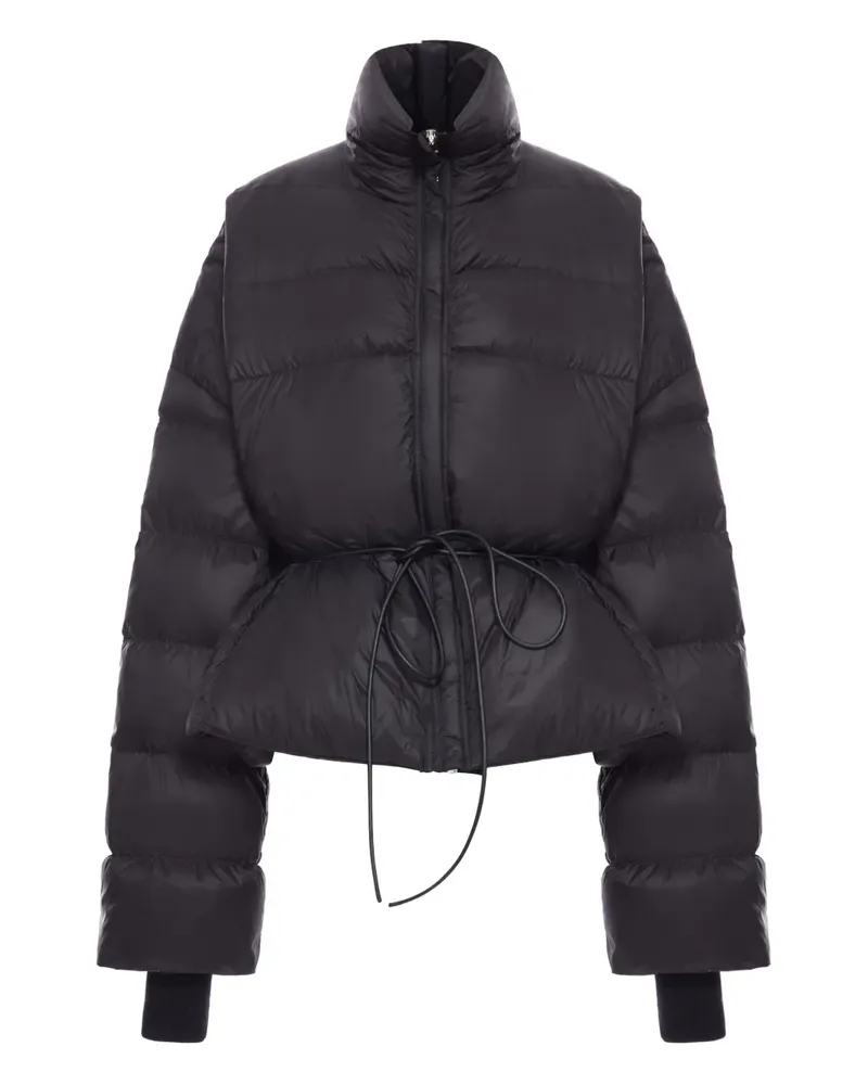 Rick Owens Gefütterte Jacke mit Stehkragen - Schwarz Schwarz