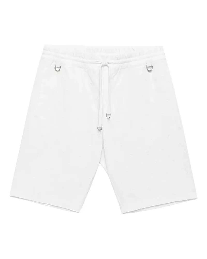 John Richmond Shorts mit Kordelzug - Weiß Weiß