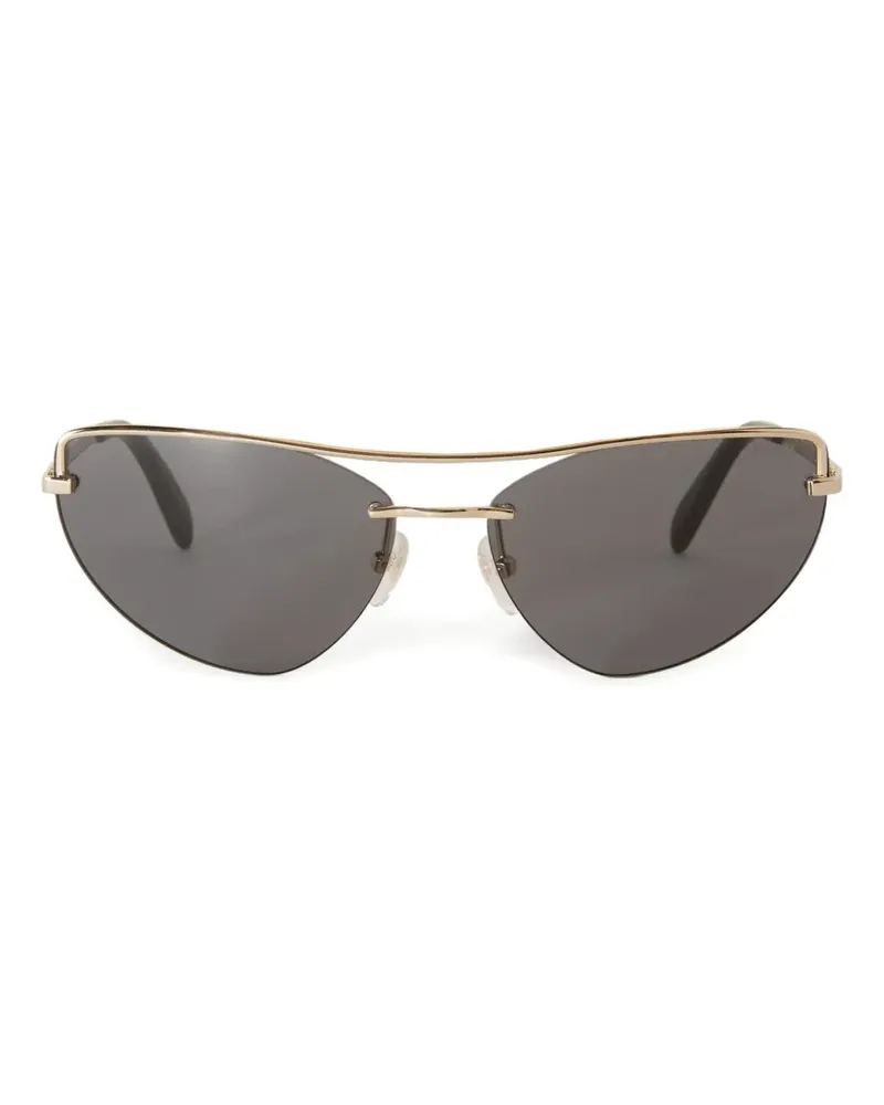 Emilio Pucci Klassische Cat-Eye-Sonnenbrille - Gold Gold
