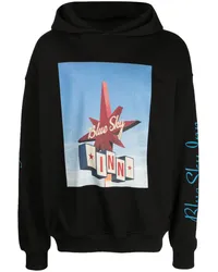 Blue Sky Inn Hoodie mit Logo-Print Schwarz