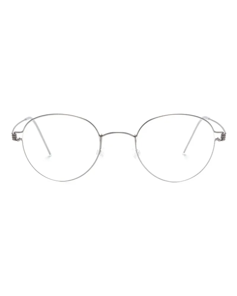 Lindberg Brille mit Panto-Gestell - Grau Grau