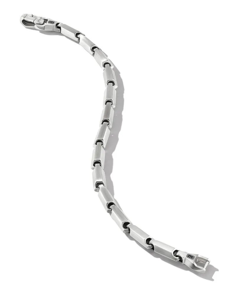 David Yurman Faceted Link Armband aus Sterlingsilber (6mm Silber