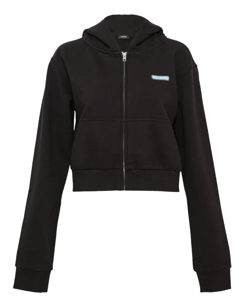 WE 11 DONE zip hoodie - Schwarz Schwarz
