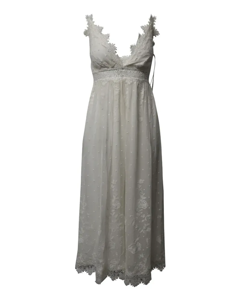 Zimmermann x Barneys New York lace-detail jumpsuit - Weiß Weiß