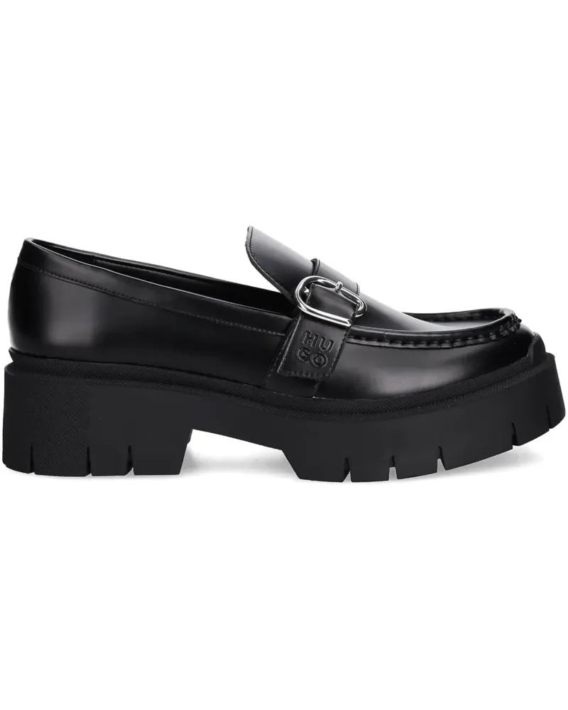 HUGO BOSS Loafer mit Plateau - Schwarz Schwarz