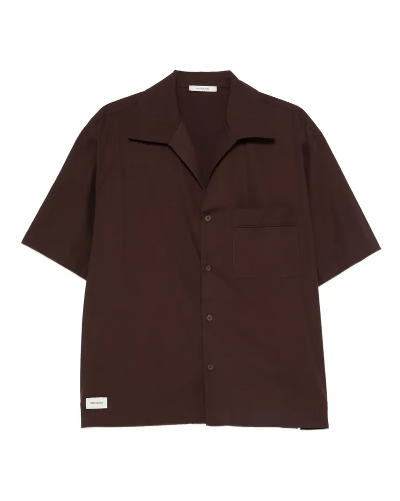 Entire Studios Kurzärmeliges Pyjama-Oberteil - Braun Braun