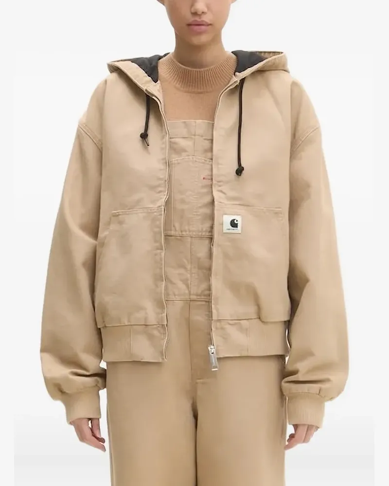 Carhartt WIP W' OG Active Kapuzenjacke mit Reißverschluss - Nude Nude