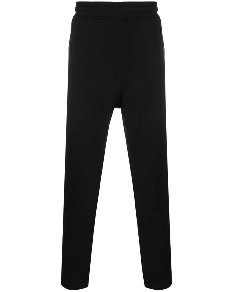 C.P. Company Jogginghose mit Logo-Schild - Schwarz Schwarz