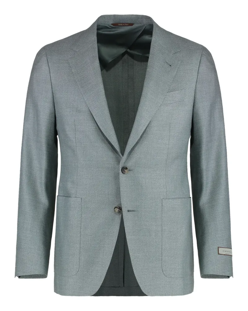 Canali Einreihiges Sakko - Blau Blau