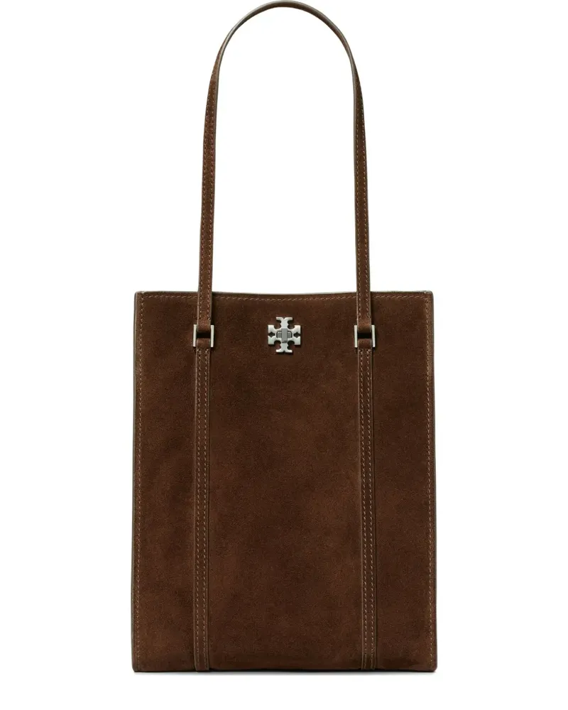 Tory Burch Kleine Kira Tote Bag aus Wildleder - Braun Braun