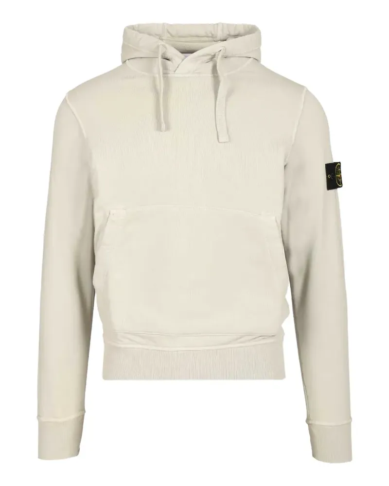 Stone Island drawstring-fastening hooded sweatshirt - Nude Nude