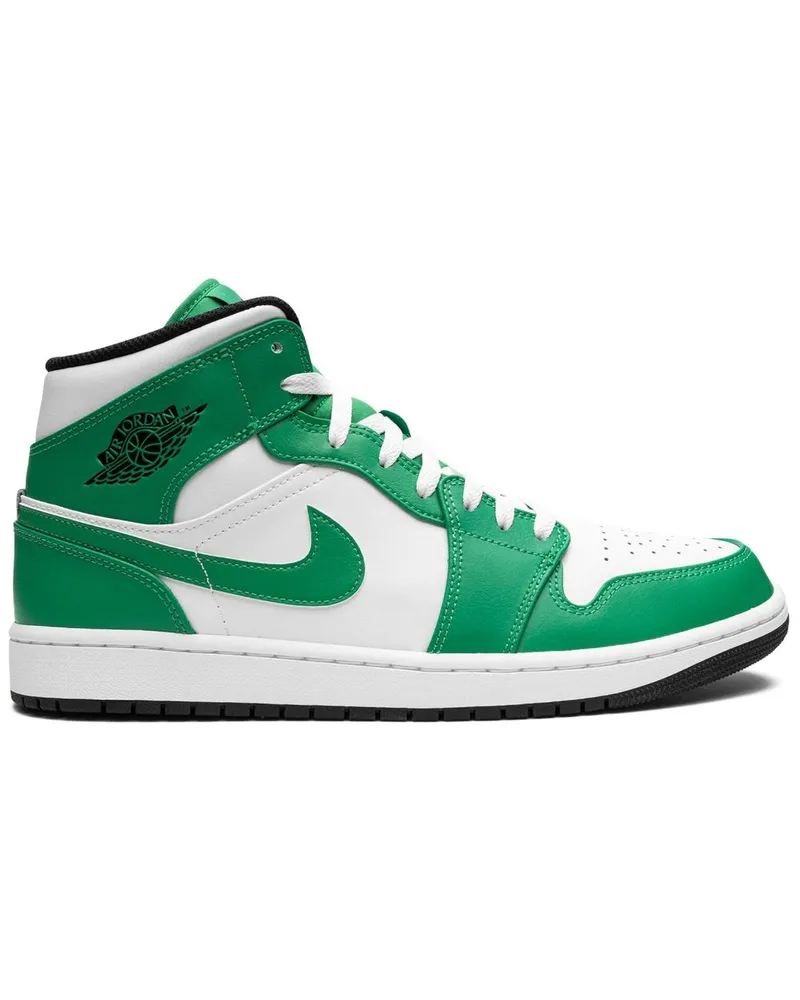 Jordan Air  1 Mid Sneakers - Weiß Weiß