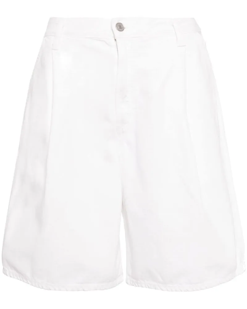 AGOLDE Ellis Shorts mit weitem Bein - Weiß Weiß