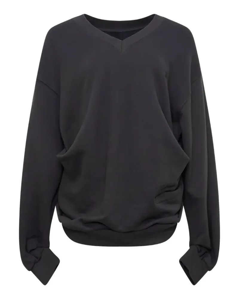 OPEN YY V-neck sweatshirt - Grau Grau