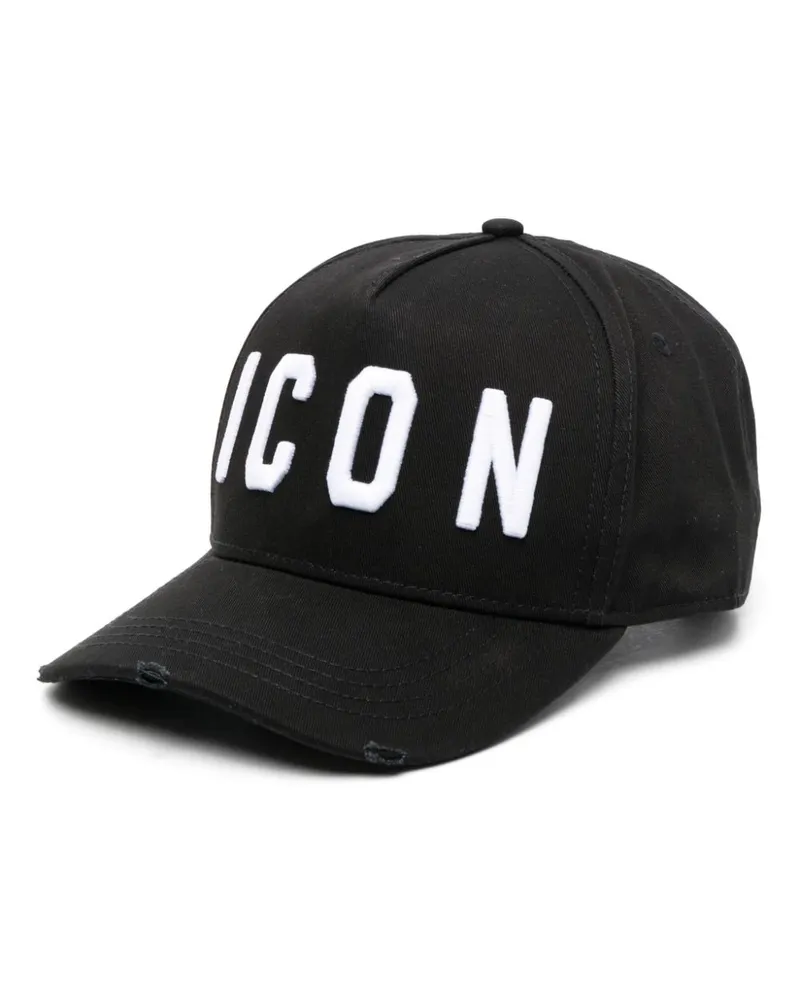 Dsquared2 Icon Baseballkappe - Schwarz Schwarz