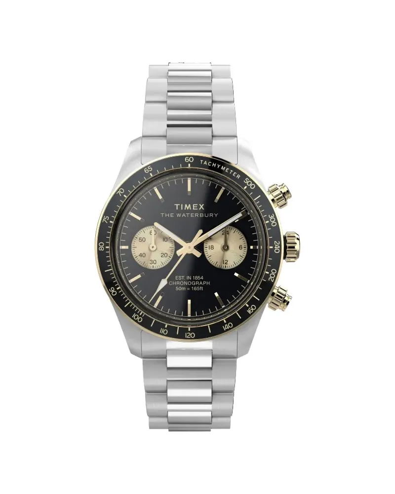 Timex Waterbury Heritage 39mm - Schwarz Schwarz