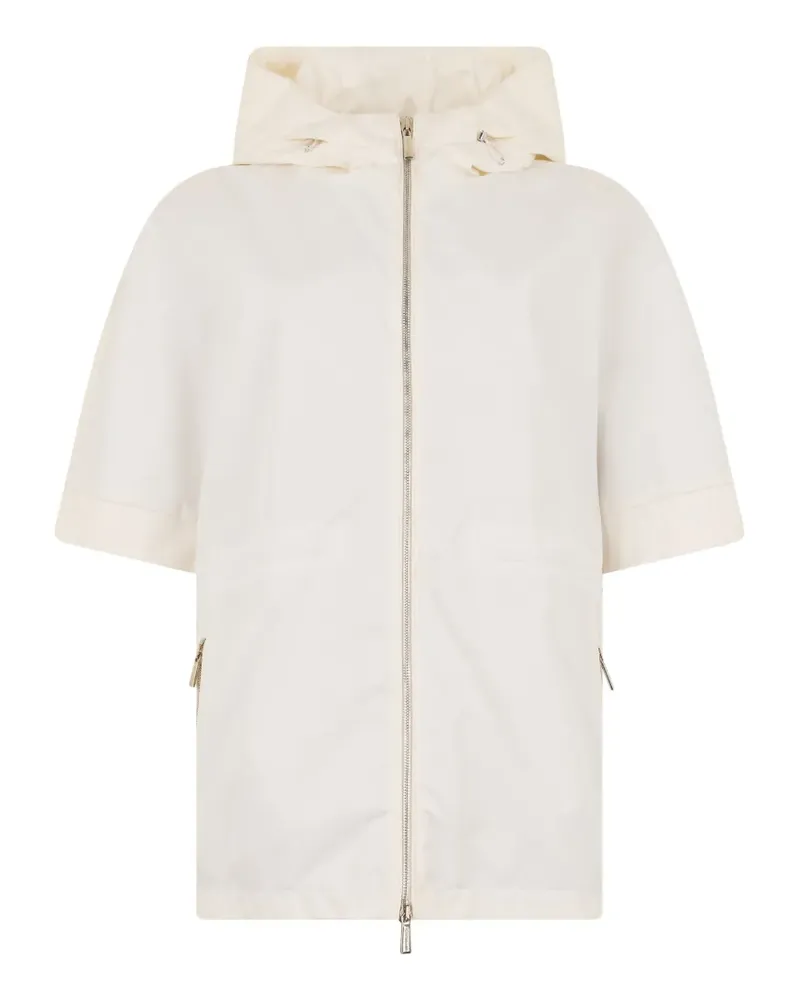 MOORER Penelope-Gf hooded short-sleeve jacket - Weiß Weiß