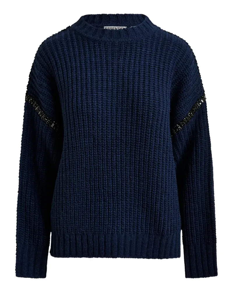 Essentiel Indsay Pullover mit rundem Ausschnitt - Blau Blau