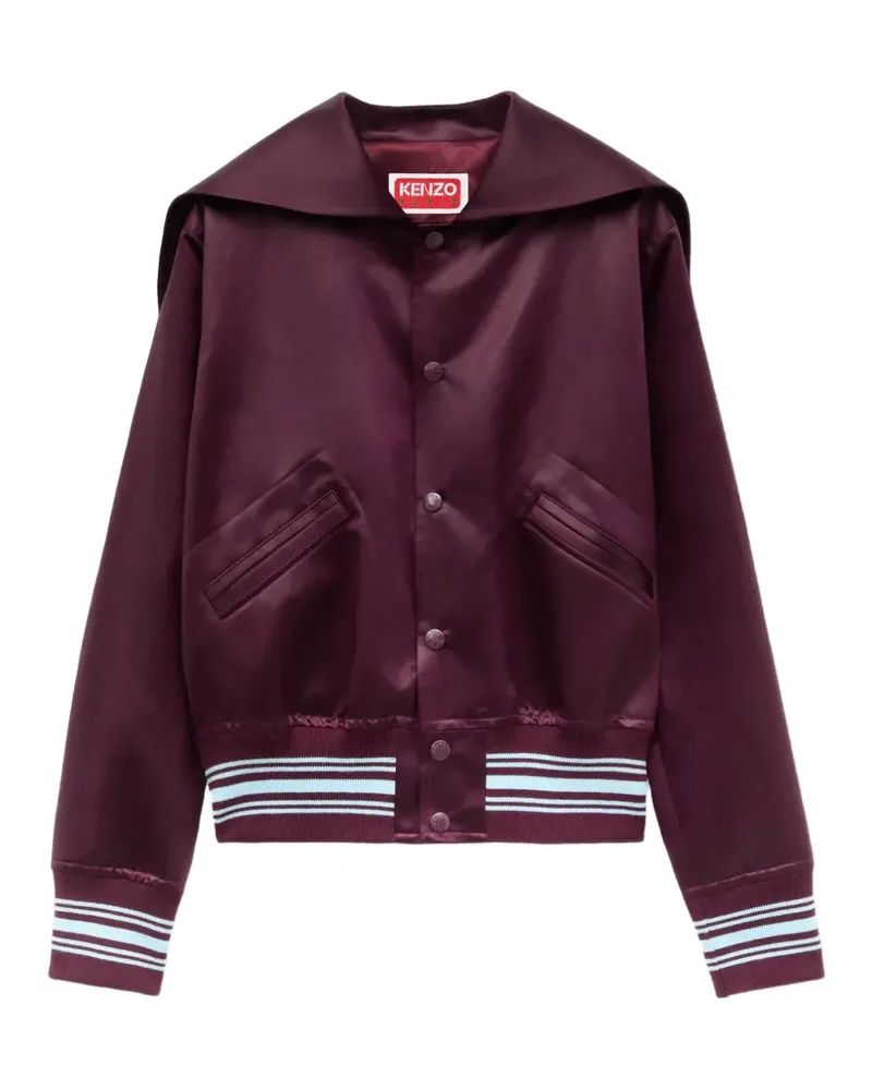 Kenzo Bomberjacke im College-Look - Violett Violett