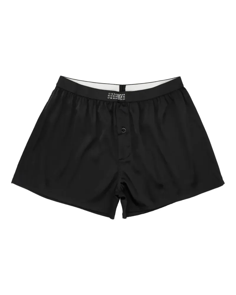 Maison Margiela Boxershorts aus Seide - Schwarz Schwarz