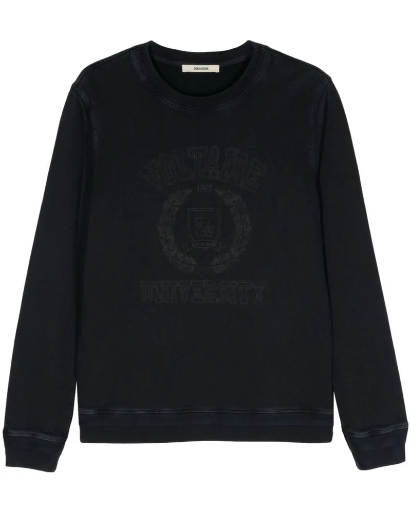 Zadig & Voltaire Stony Sweatshirt mit Logo-Print - Blau Blau