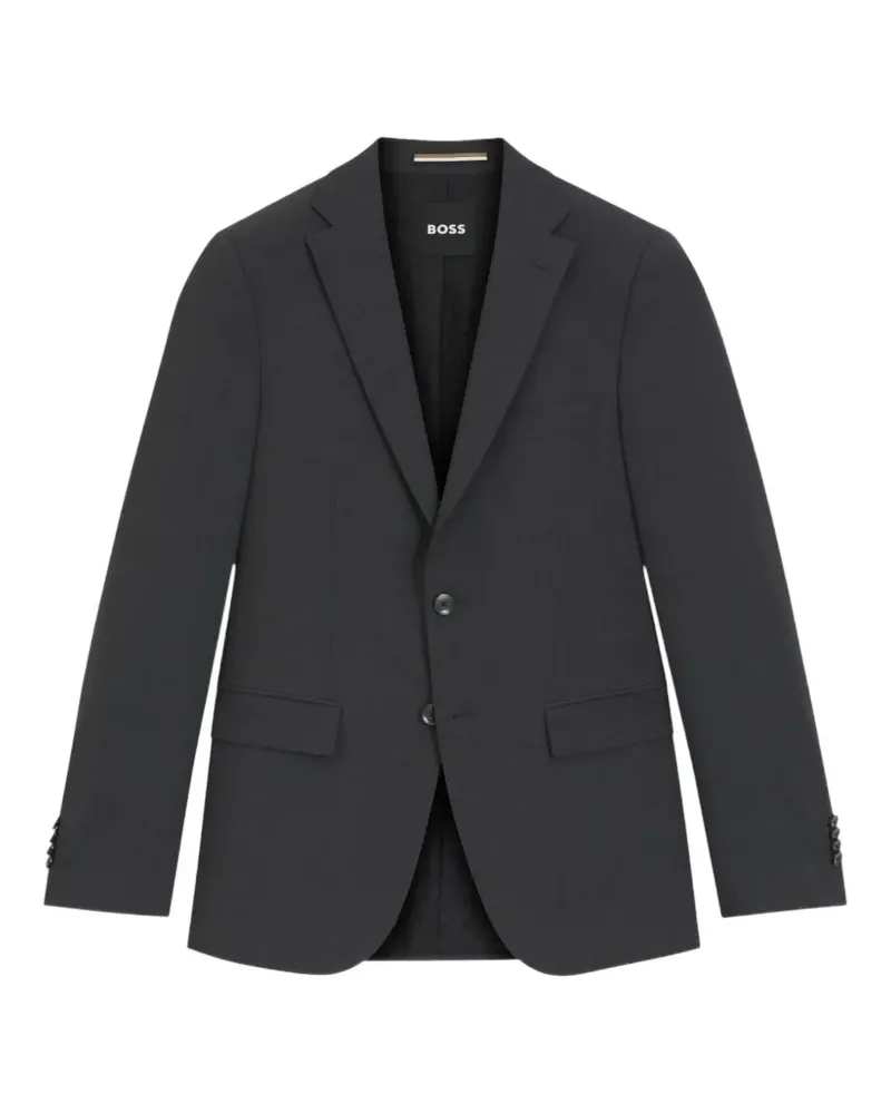 HUGO BOSS slim-fit melange jacket - Grau Grau
