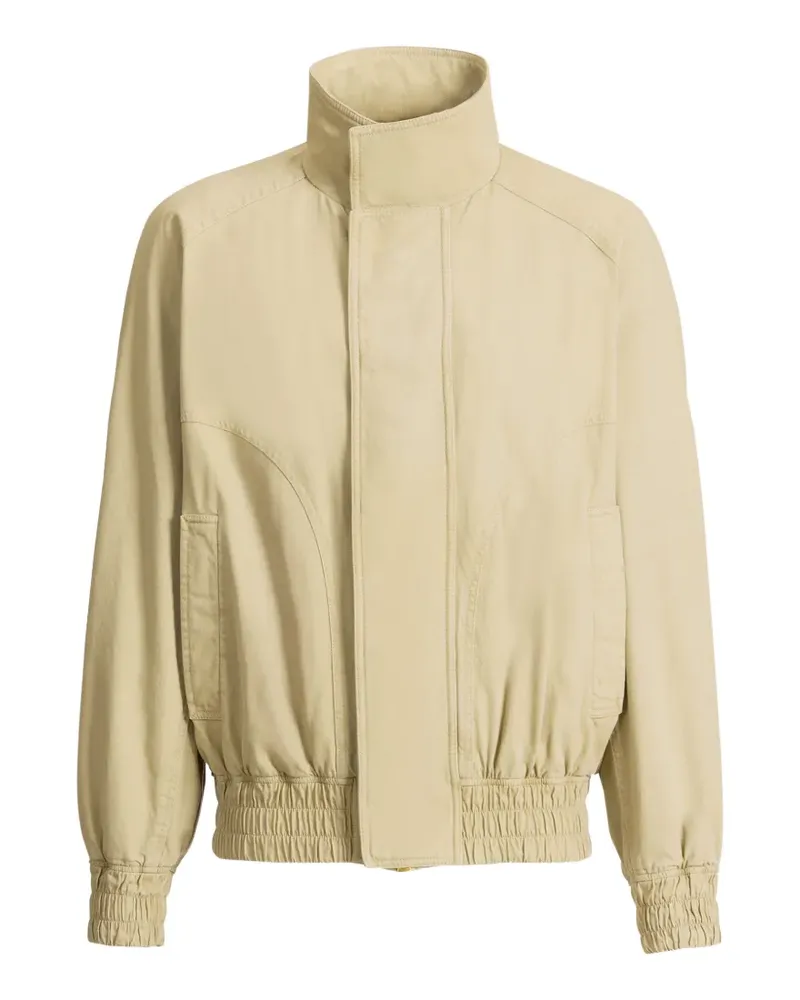 Balmain cotton  Vintage bomber jacket - Nude Nude