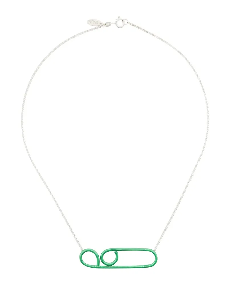 Wouters & Hendrix Technofossils e-coated' Halskette - Metallic Metallic