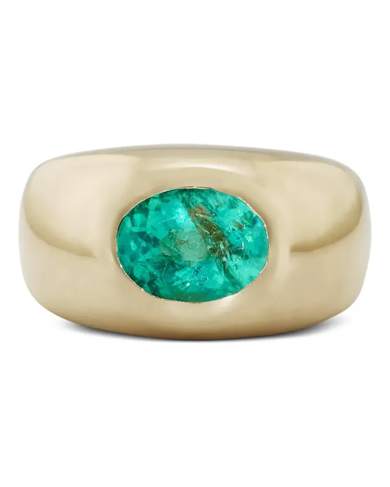 Jacquie Aiche Ring mit Smaragd - Gold Gold