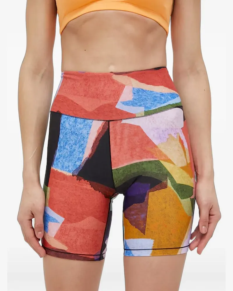 Casall abstract-print cycling shorts - Mehrfarbig Mehrfarbig