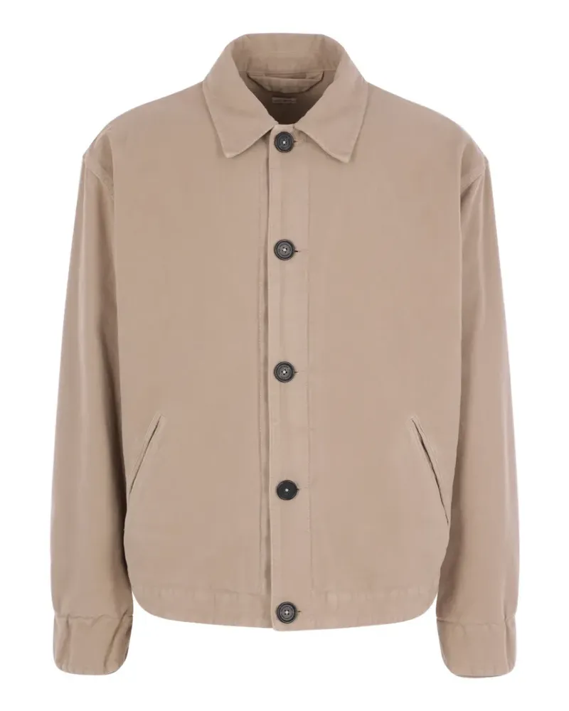 Massimo Alba Cadillac Moleskin-Jacke - Nude Nude