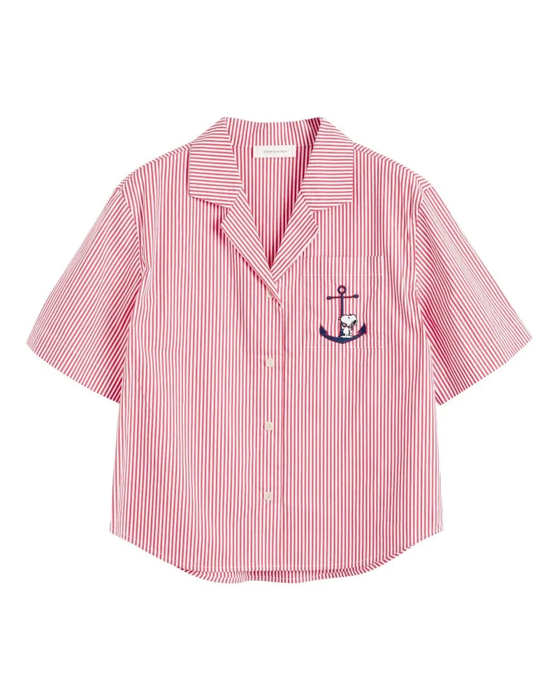 Chinti & Parker x Peanuts Snoopy Anchor Pyjama - Rot Rot