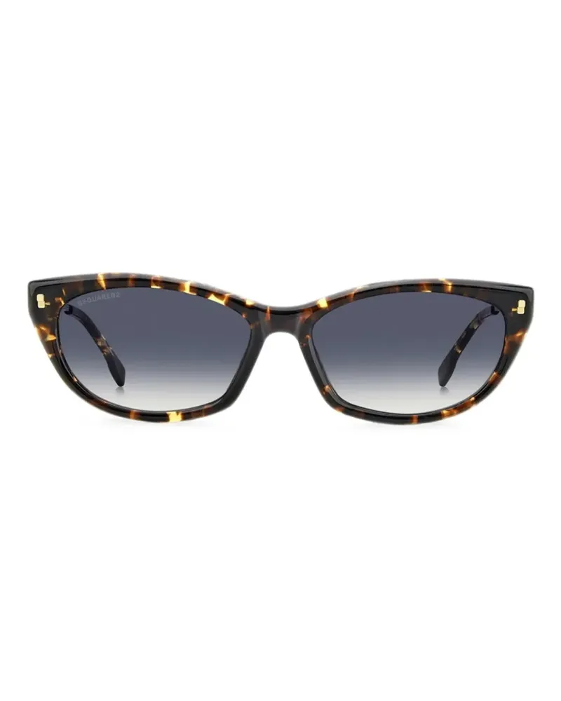 Dsquared2 Sonnenbrille mit Cat-Eye-Gestell - Braun Braun