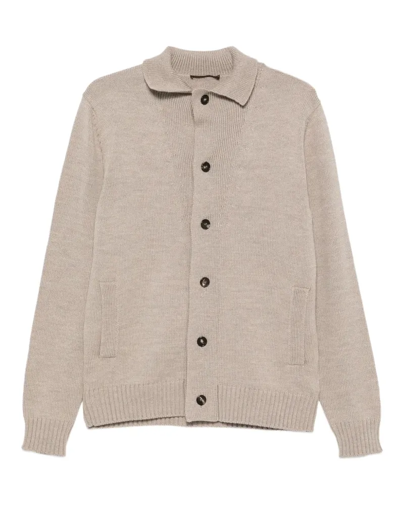 Zanone Geknöpfter Cardigan - Nude Nude