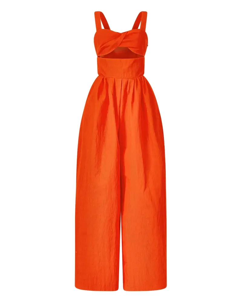 Rosie Assoulin Morning After Jumpsuit - Orange Orange