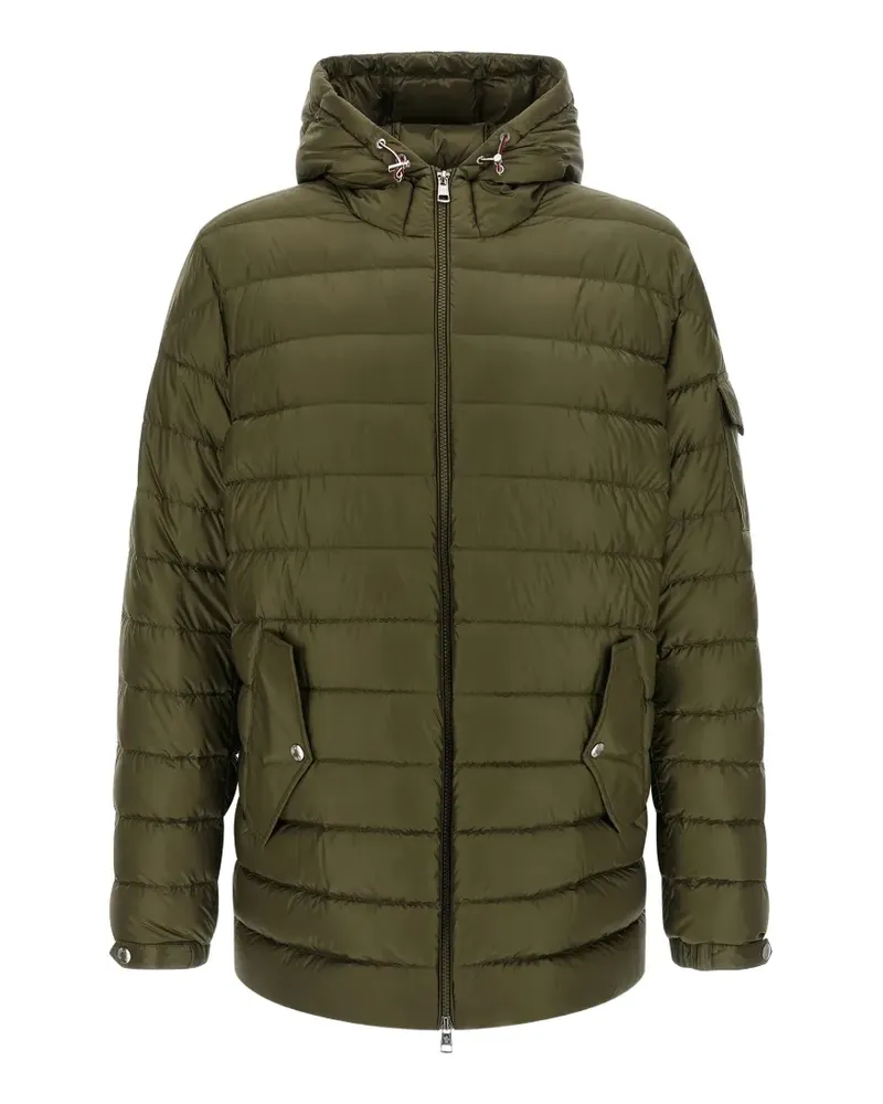 Moncler Oahu adjustable-hood zipped coat - Grün Grün