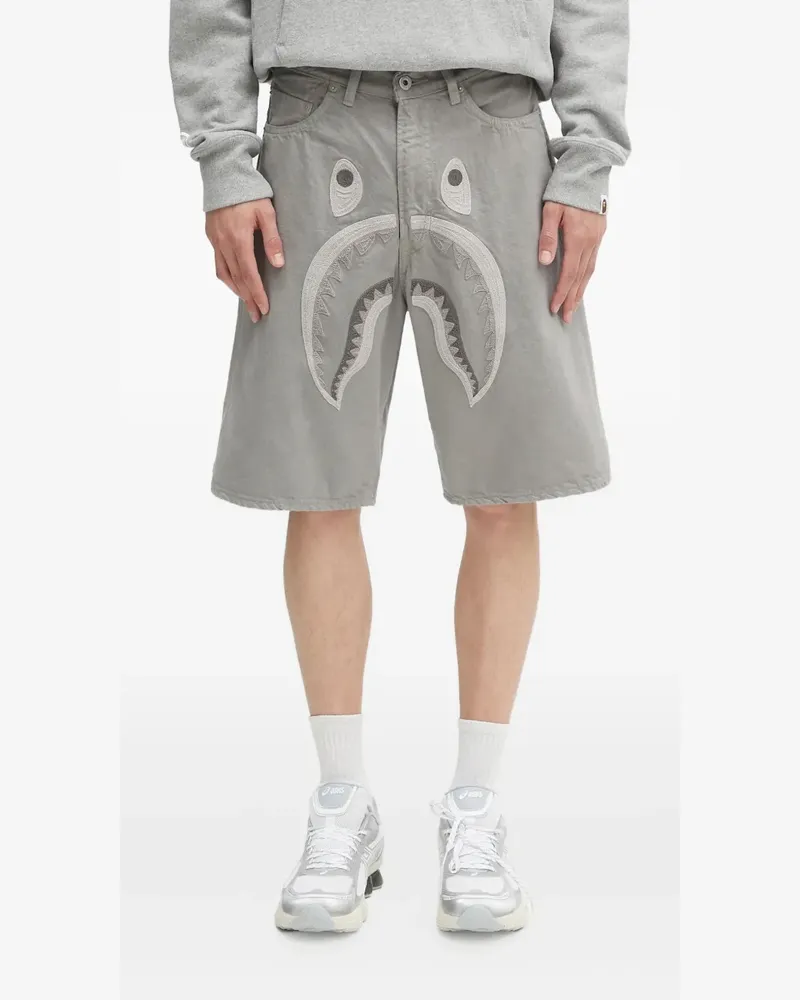 BAPE Shark Shorts - Grau Grau