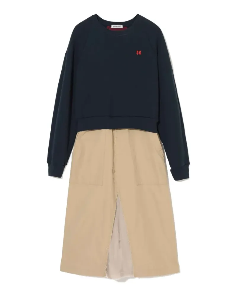 Undercover Kleid im Layering-Look - Blau Blau