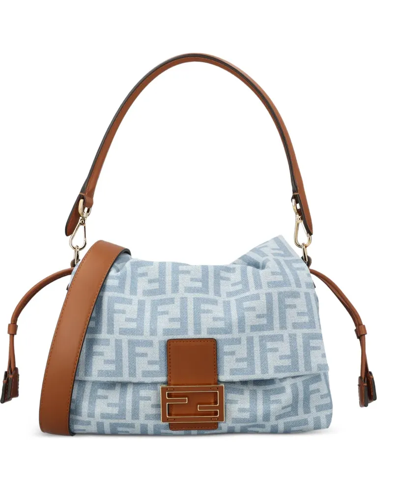 Fendi medium Mamma Baguette shoulder bag - Blau Blau