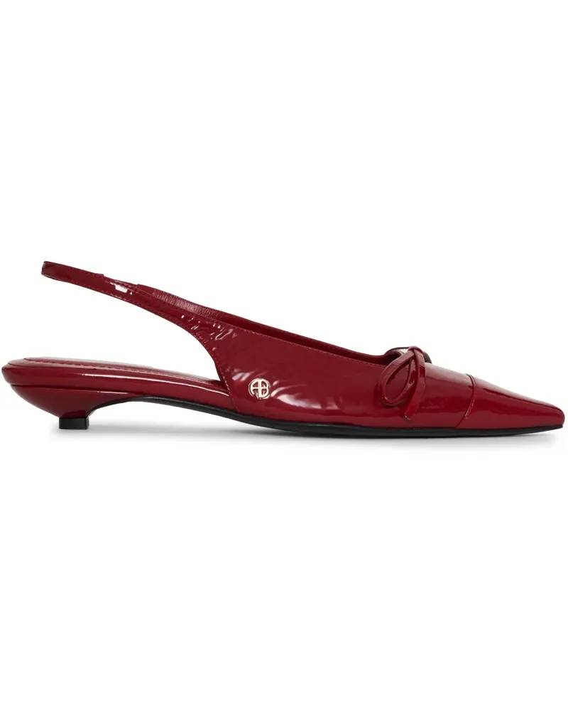 Anine Bing Zoey Slingback-Pumps - Rot Rot