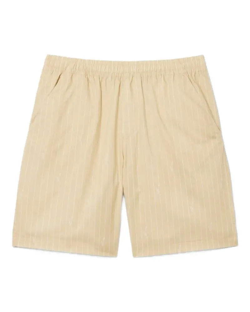 Lacoste Gestreifte Shorts - Nude Nude