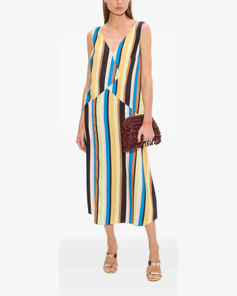 Simon Miller Asymmetrisches Cece Midikleid - Gelb Gelb