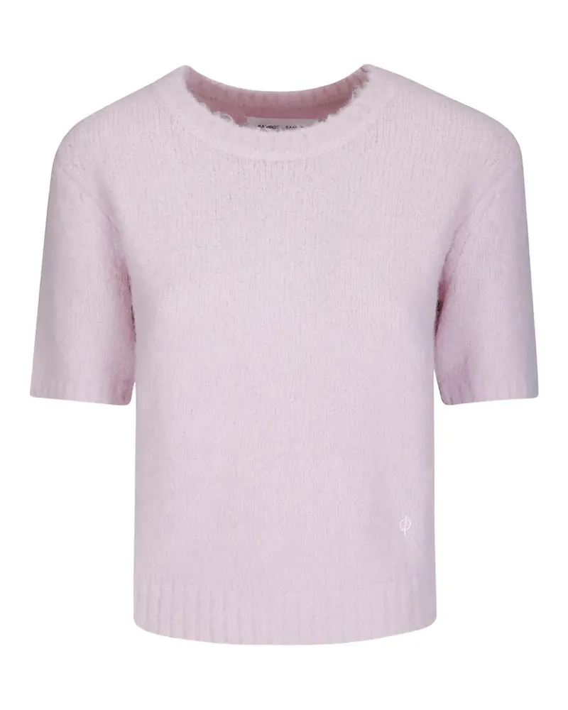 Samsøe & Samsøe Sajeanne short sleeve knit jumper - Rosa Rosa
