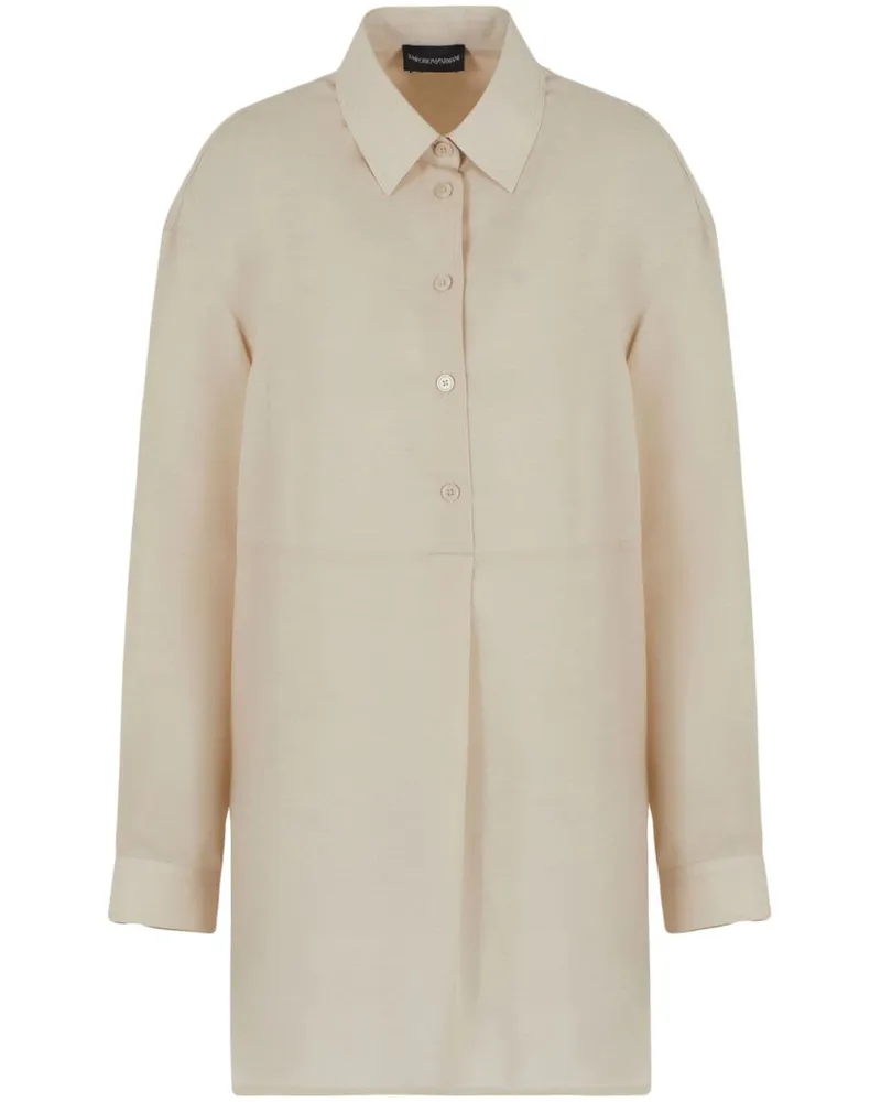 Emporio Armani Geknöpfte Bluse - Nude Nude