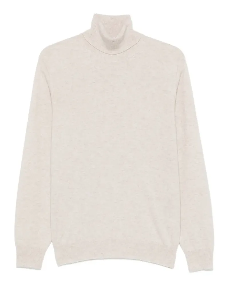 Brunello Cucinelli roll-neck cashmere sweater - Nude Nude