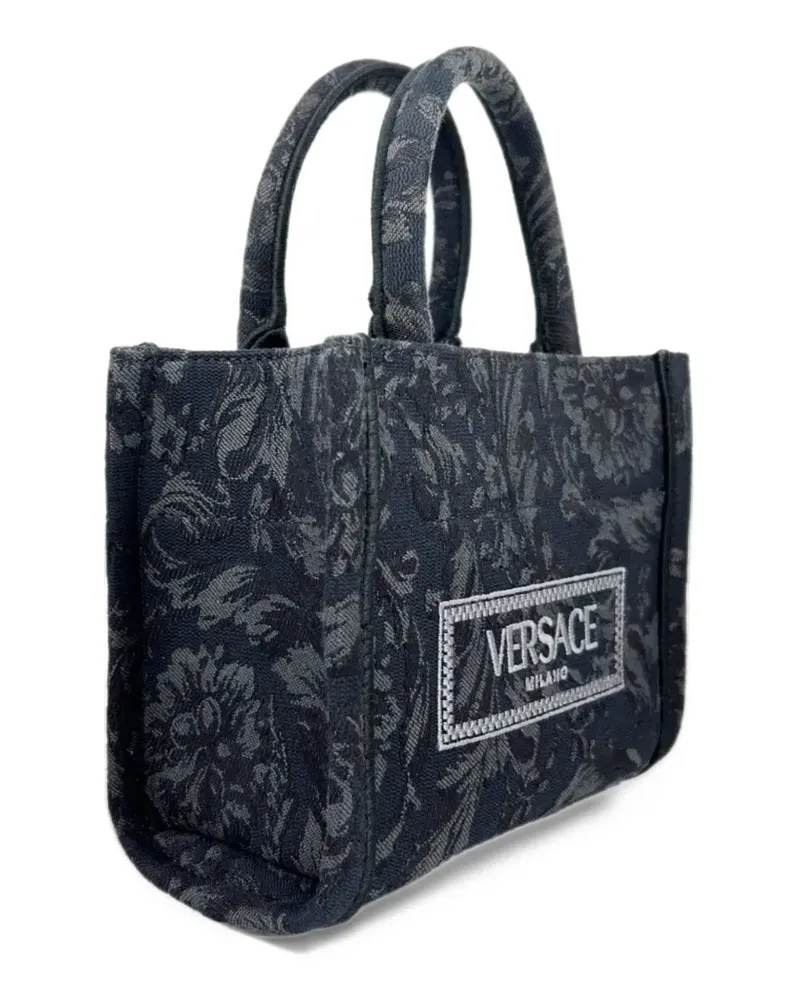Versace Athena jacquard tote bag - Schwarz Schwarz