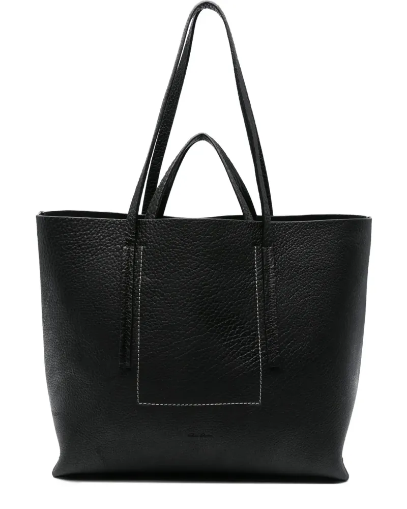 Rick Owens Tote Bag mit doppeltem Henkel - Schwarz Schwarz