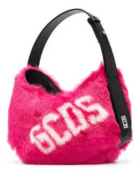 GCDS Kleine Comma Schultertasche Schwarz