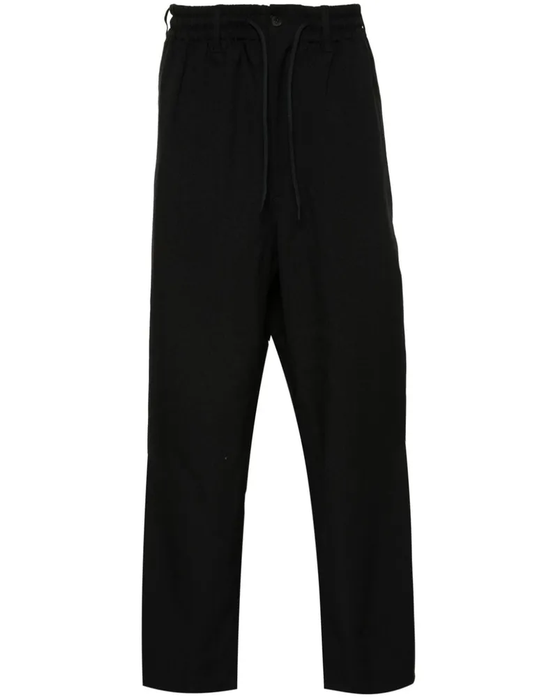 Y-3 Straight-Leg-Hose mit Streifen Schwarz