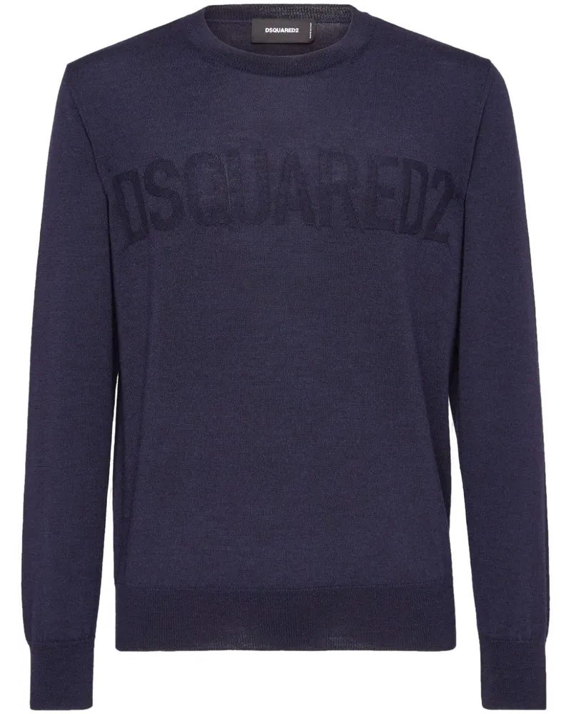 Dsquared2 Pullover mit Logo-Print - Blau Blau